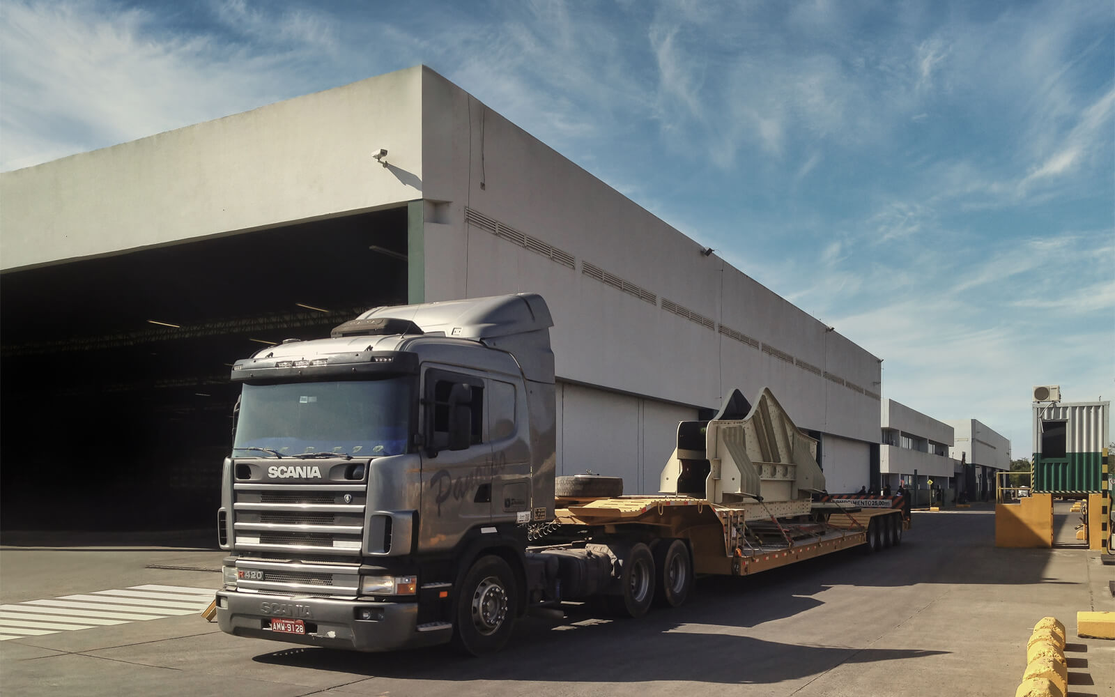 Frete de cargas especiais
